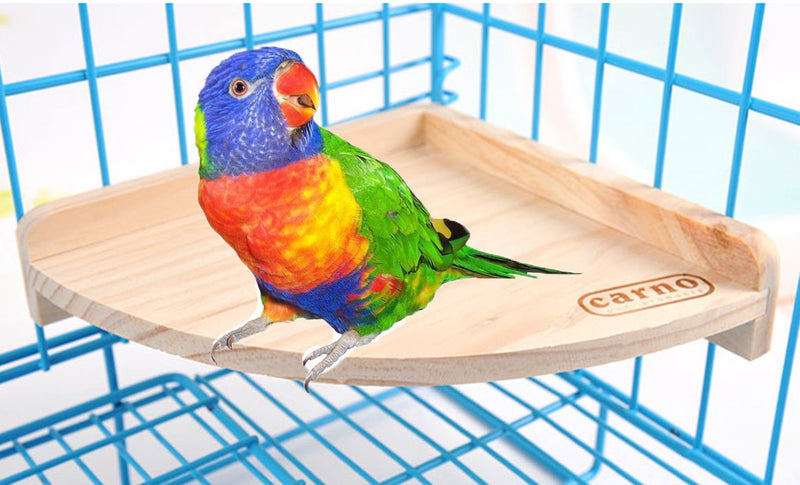 [Australia] - Keersi Wood Perch Toy Playground Stand Pet Bird Parrot Macaw African Greys Budgies Parakeet Conure Hamster Gerbil Rat Mouse Cage Accessories Stands Exercise Toy Sector 