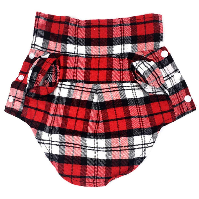 [Australia] - CT COUTUDI Pack Muti 3pcs Puppy Shirt Pet Basic Plaid Shirt Cat Dog T-Shirt Clothes Pet Plaid Polo Clothes Shirt Cat T-Shirt for All Seasons XL 