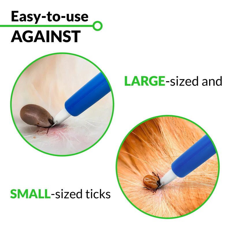 MYDAISY tick snare for dogs - easy to carry tick snare for humans, dogs, cats, horses - remove nymphs and adult ticks with ease - tick tweezers for dogs - PawsPlanet Australia