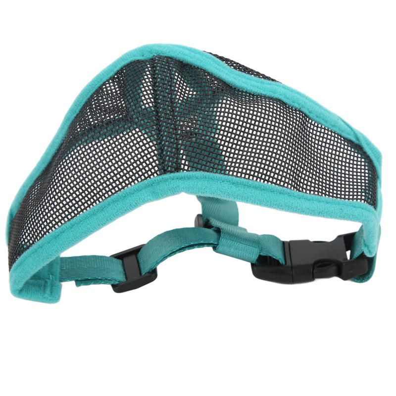 Muzzle with Short Snout, Dog Muzzle Snout Mesh Adjustable French Bulldog Breathable Flattened Short Anti Bite Bulldog Bite Bell Licking Pekingese Shih Tzu Pug M - PawsPlanet Australia