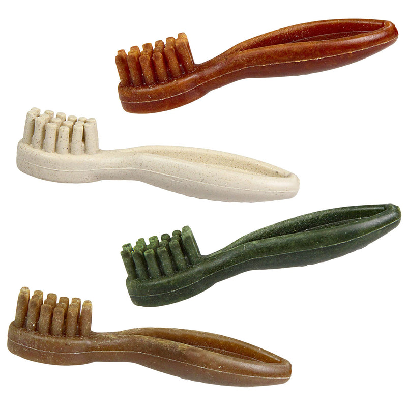 Antos Mini Vegetable Toothbrushes Dog Treats, 1 x 50 Multi - PawsPlanet Australia