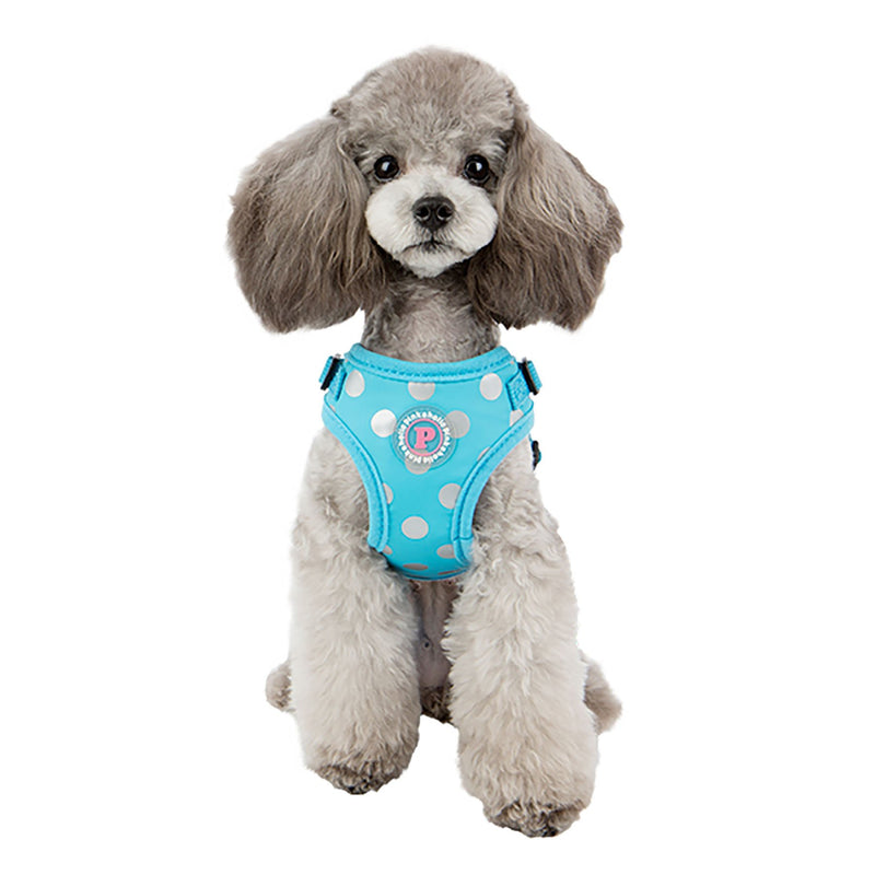 [Australia] - Pinkaholic Chic Step-in Adjustable Dog Harness Blue Large 