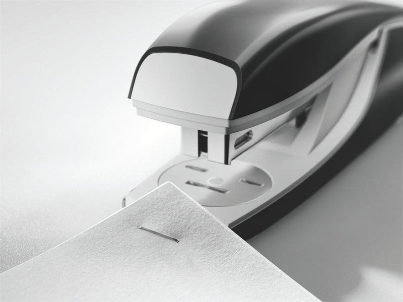 Leitz office stapler for 30 sheets, metal stapler with plastic elements, including 200 staples, NeXXt series, green, 55020050 light green cardboard packaging - PawsPlanet Australia