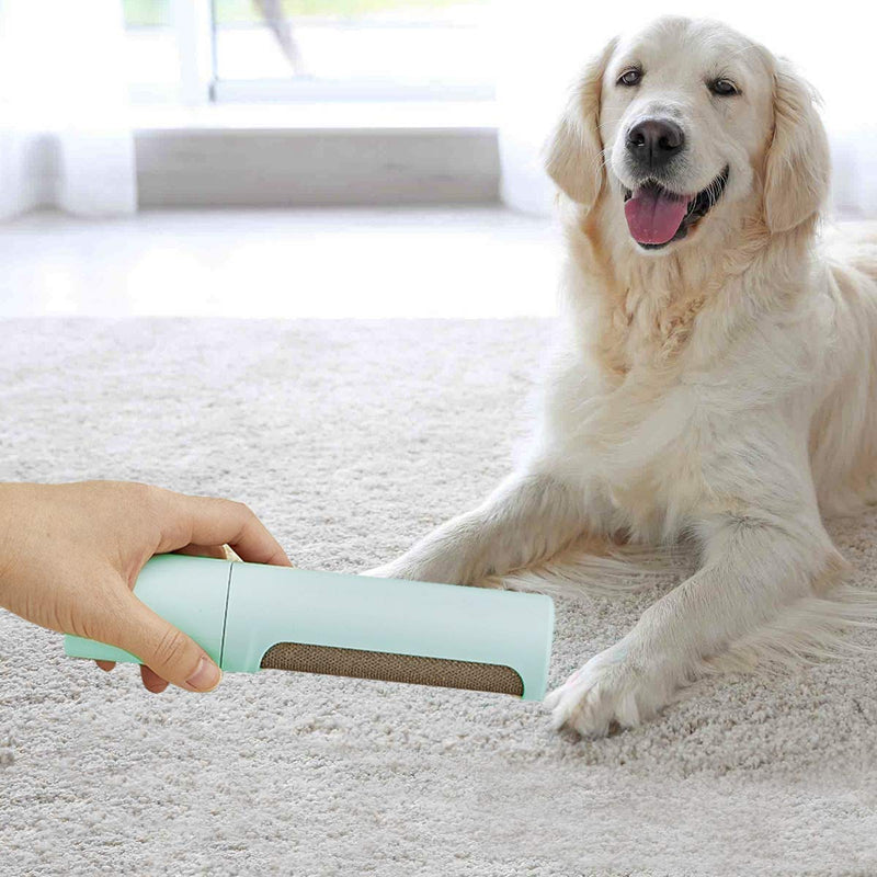 Nado care Pet Hair Remover for Furniture, Reusable, Self-Cleaning, No Adhesive or Sticky Tape Needed, Hair Remover Roller for Dog & Cat, Perfect for Couch, Bed, Clothes and Car Blue - PawsPlanet Australia