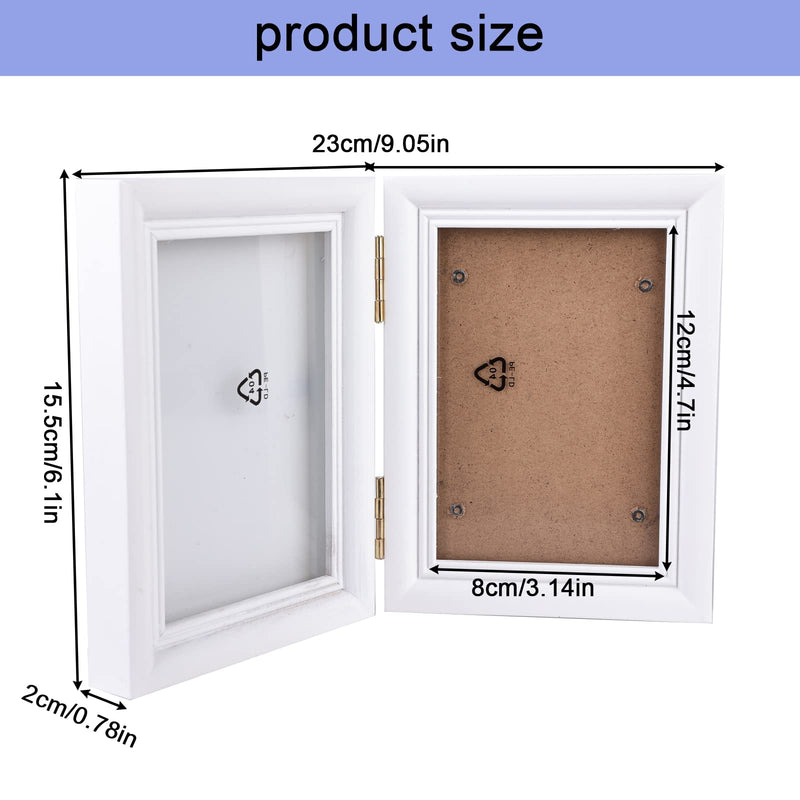 YOYIAG Paw Print Set Dog and Cat, Picture Frame and Paw Print Set, Keepsake Box 3D Paw Print, Cat Gift for Dog Owners Memorial Dog Picture Frame - PawsPlanet Australia