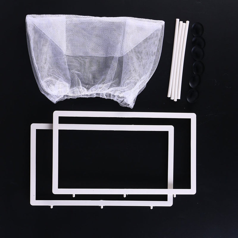 Large Fish Tank Breeder Net with Suction Cups,Aquarium Fish Breeder Box Nylon Mesh Isolation Box Fish Fry Hatchery Breeding Box Separation Net - PawsPlanet Australia