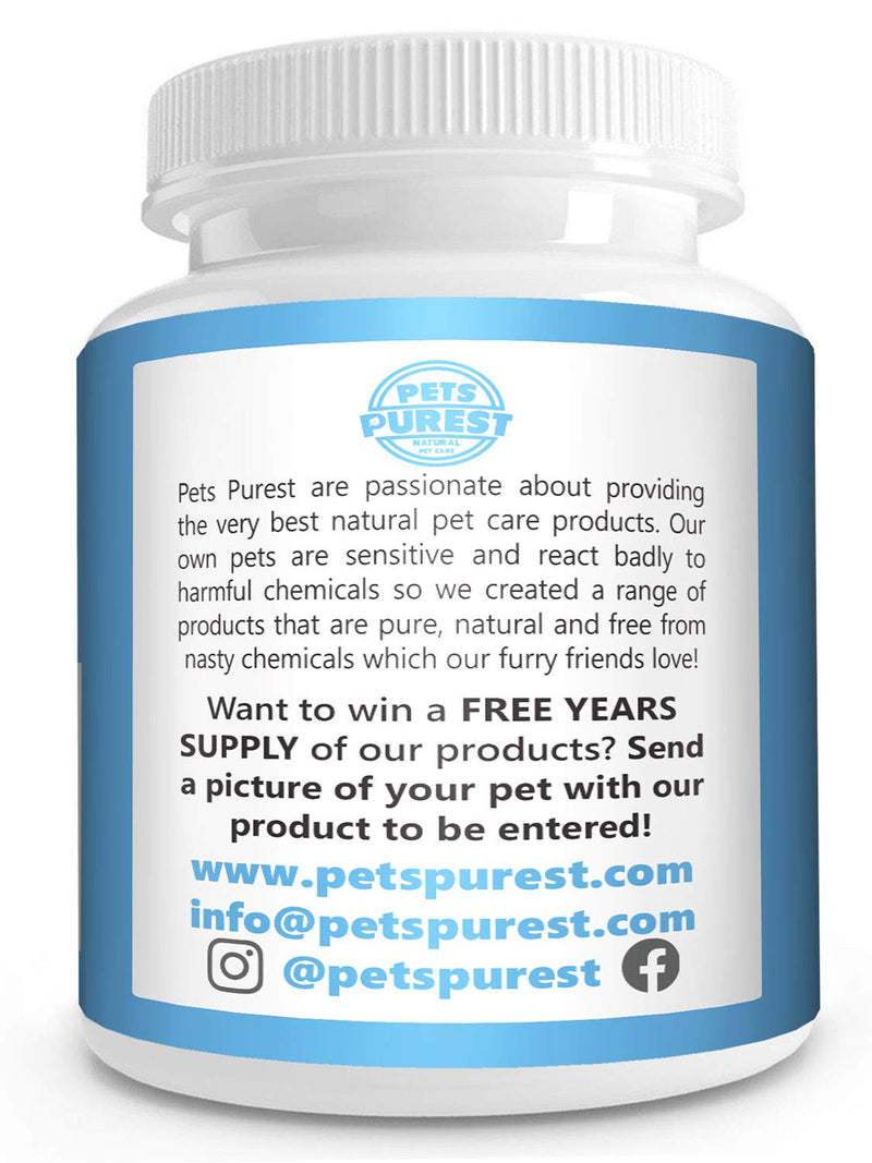 Pets Purest Digestive Prebiotic Probiotic for Dogs, Cats & Pet - 100% Natural Fibre Digestion Enzymes Immune Treatment Supplement for Diarrhoea Constipation Relief, Loose Gland & Firm Stool - PawsPlanet Australia