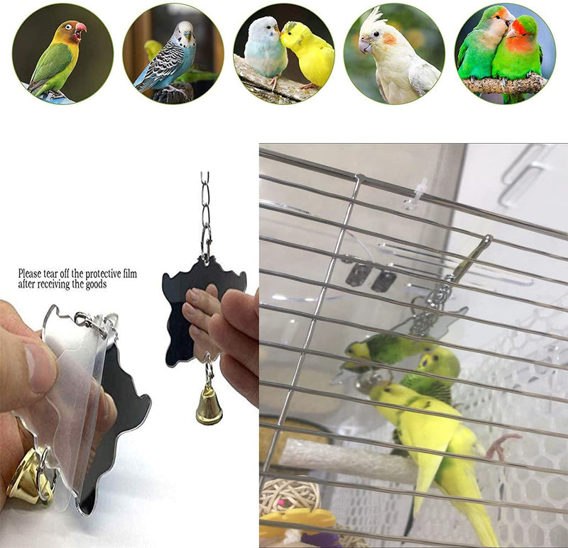 JIAYUE Bird Toys Parrot Chewing Toys, Bird Cage Accessories, Newly Upgraded Rope Bungee Bird Toys for Small Parakeets, Cockatiels, Finches, Budgie, Macaws, Parrots, Love Birds, Peony Cockatiel 9pcs - PawsPlanet Australia