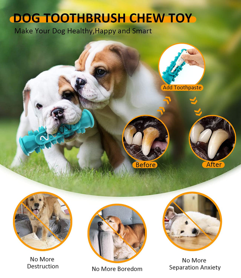 Dog Chew Toys for Puppy Supplies 5 Pack Puppy Teething Chew Dog Toys for Aggressive Chewers Dog Rope Toy Treats Dsipenser Ball Durable Interactive Training Toy for Small Medium Large Dog Puzzle Toys - PawsPlanet Australia