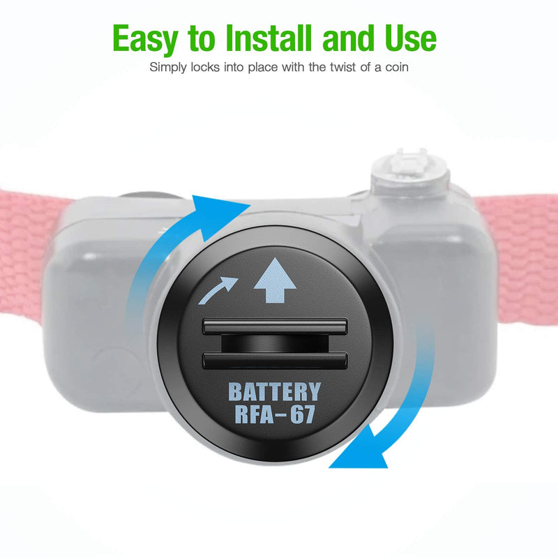 EBL 10 Pack RFA-67 6 Volt Pet Collar Replacement Batteries, Ultra Fit PIF-300 RF300 PIF-275-19 PRF-3004W PUL-250 - PawsPlanet Australia