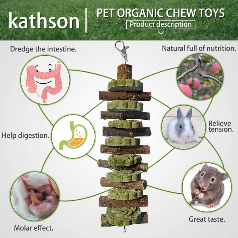 [Australia] - kathson Rabbit Activity Zone Bunny Chew Toy for Teeth Grinding Rabbit Toys Small Animal Play Ball Carrot Toy Natural Seagrass Protector Mat for Chinchilla Guinea Pigs or Other Rodent Pets 