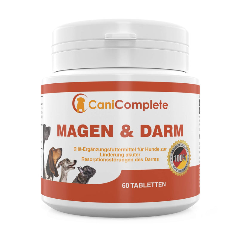 CaniComplete - stomach and intestines. Diarrhea tablets. Digestive aid for dogs and cats. For intestinal resorption disorders or after worm treatments - with bentonite - PawsPlanet Australia