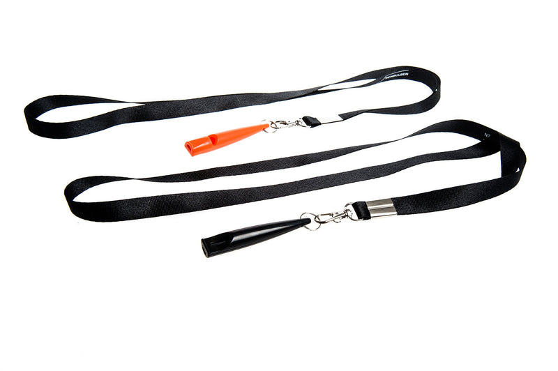 Benbulben - Twin Pack of Professional High Pitch Plastic Dog Whistle for Recall Training Complete with 2 PCS Whistles, Lanyards and Keyrings - PawsPlanet Australia