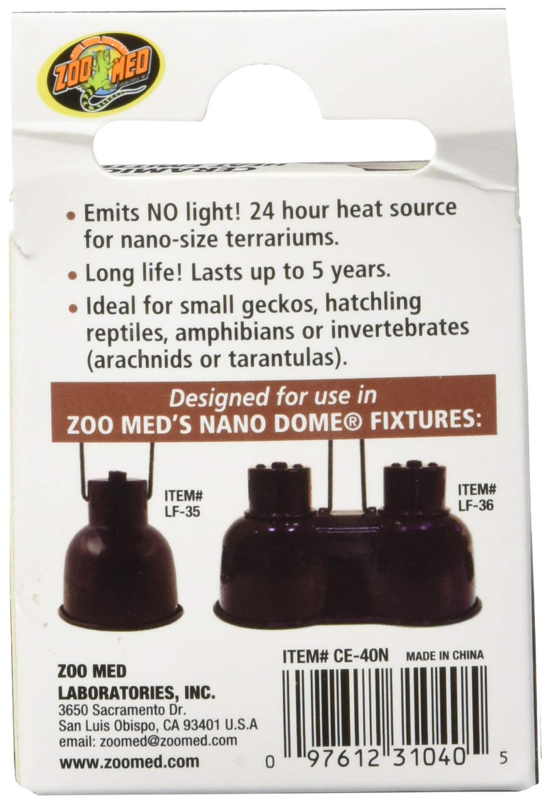 [Australia] - Zoo Med Nano Ceramic Heat Emitter 40 Watts 