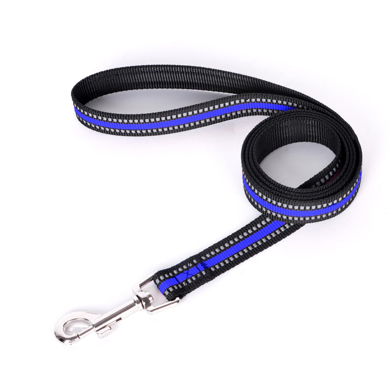 Lollanda towing leash for dogs, nylon dog leash, 1.2M training leash, reflective dog leash, training leash for small to medium-sized dogs (blue) blue - PawsPlanet Australia