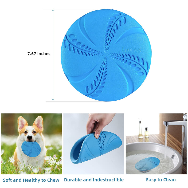 Enorpet Frisbee Dog Toys Soft Flying Disc Toy for Dogs - PawsPlanet Australia