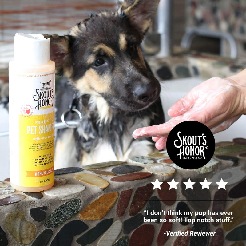 [Australia] - SKOUT'S HONOR Probiotic Pet Shampoo Lavender 16 Ounce 