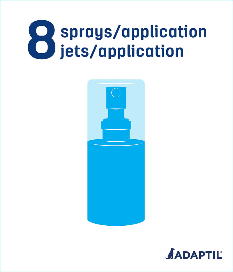 ADAPTIL Spray 20 mL – Calms & Comforts Dogs During Travel, Veterinary Visits and Stressful Events - The Original D.A.P. Dog Appeasing Pheromone Spray (20mL Spray, 1-Pack) 20ml - PawsPlanet Australia