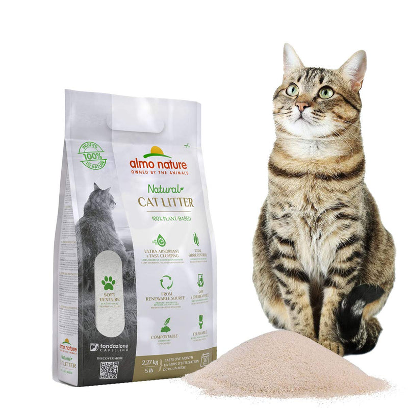 Other Almo Nature Ecological Catlitter Clumping Biodegradable 2.27kg - PawsPlanet Australia