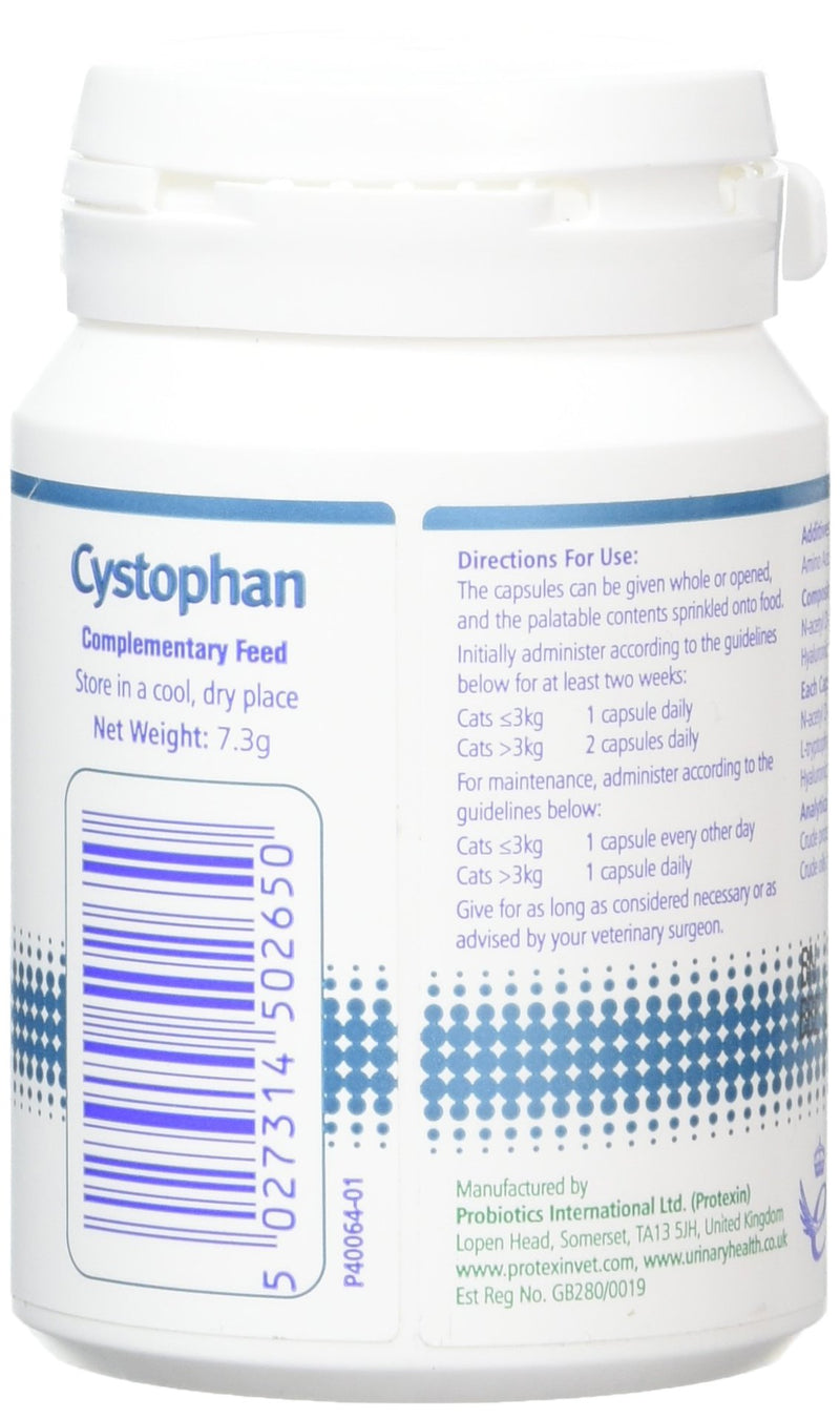 Protexin Veterinary Cystophan Capsules, Pack of 30 Capsules - PawsPlanet Australia