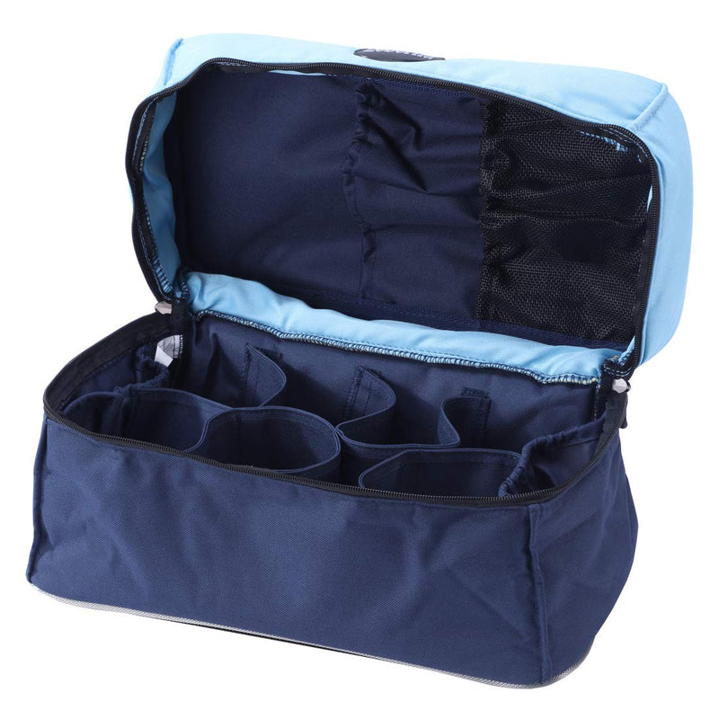 Leberna Grooming Bag Polyester Breatherable Pet Grooming Tote Grooming Supplies Organizer Bag for Dog Horse Cat Blue - PawsPlanet Australia