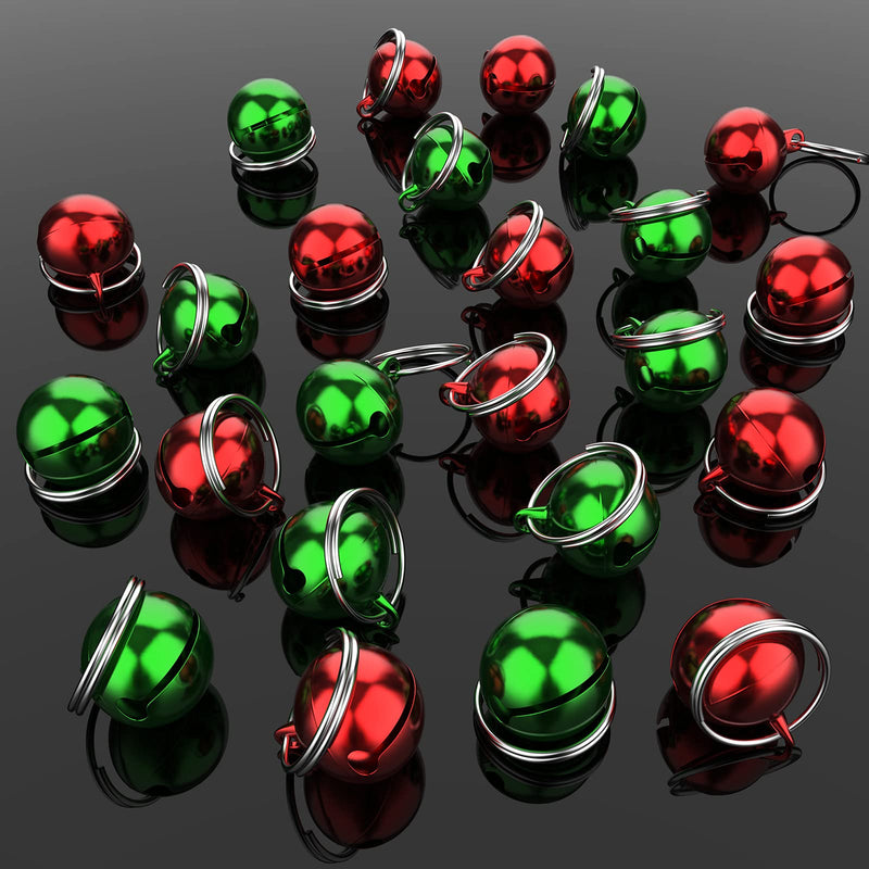 Outus 24 Sets of Cat Bells for Cat and Dog Collar Pendant Pet Cat and Dog Bell Pet Pendant Accessories Red, Green - PawsPlanet Australia