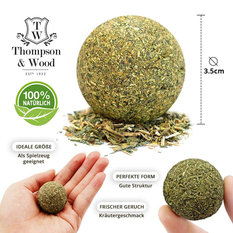 3x catnip ball | Natural product | Consists of 100% natural catnip | Relaxation for cats | Cat toys | Promotes the natural play instinct | Supports dental care | 1A quality - PawsPlanet Australia