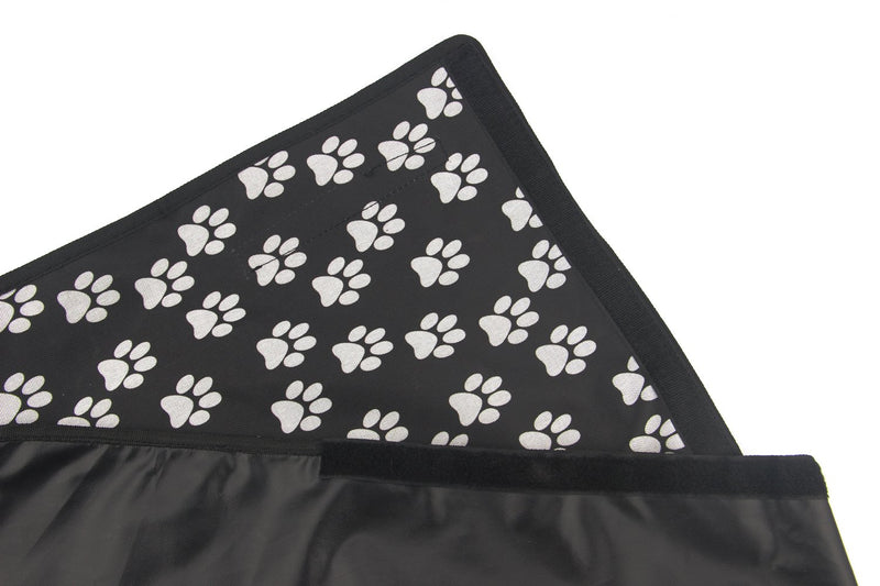 [Australia] - Pet Dog Trunk Cargo Liner - Oxford Car SUV Seat Cover - Waterproof Floor Mat for Dogs Cats - Washable Dog Accessories Paw Prints 