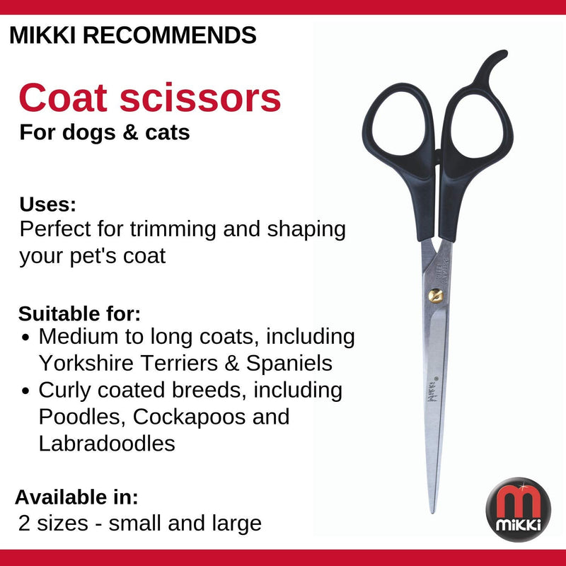 Mikki 6376272 Grooming Scissors, Large - PawsPlanet Australia