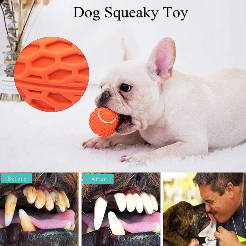 Naispanda Dog Squeaky Toys, Durable Dog Puzzle Toy for Aggressive Chewers Medium Large Toothbrush Toy - PawsPlanet Australia