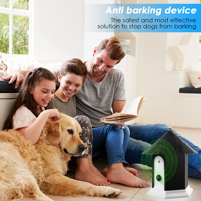 Anti Barking Device, Barking Control Device with Bark Control, Sonic Bark Deterrents for Barking Deterrent Devices and 4 Range of Dog Control Devices New-black - PawsPlanet Australia