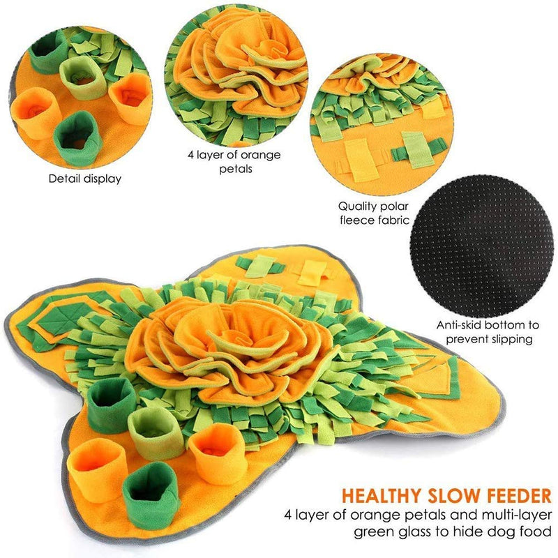 [Australia] - ulovemore qh Snuffle Mat for Dogs, Interactive Dog Toys Encourages Natural Foraging Skills Dog Puzzle Toys, Snuffle Mat for Small or Medium Dogs 