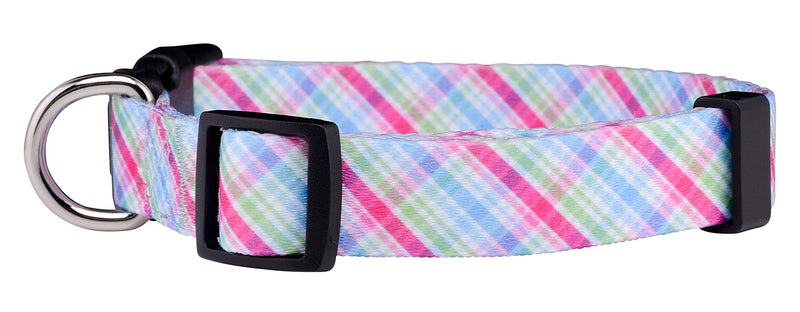 [Australia] - Native Pup Plaid Dog Collar | Red Lumberjack, Pink, Pastel, Blue | Small 