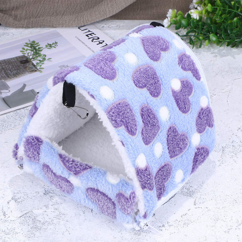 POPETPOP Bird Snuggle Sack - Guinea Pig Bedding Rat House Bed Winter Warm Fleece Small Pet Syrian Hamster Chinchilla Bed House Cage Bird Nest - 21x20cm S - PawsPlanet Australia