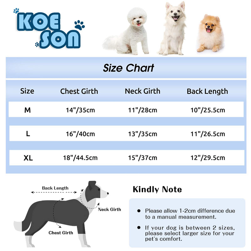 KOESON 2 Pack Dog Dress, Puppy Sundress Small Girls Dog Tee Dress Ruffle Princess Birthday Party Skirt, Doggie Breathable Summer Clothes Daily Wear Pet Apparel for Small Dogs/Cats Blue&Black M Chest:14", Back Length:10" - PawsPlanet Australia