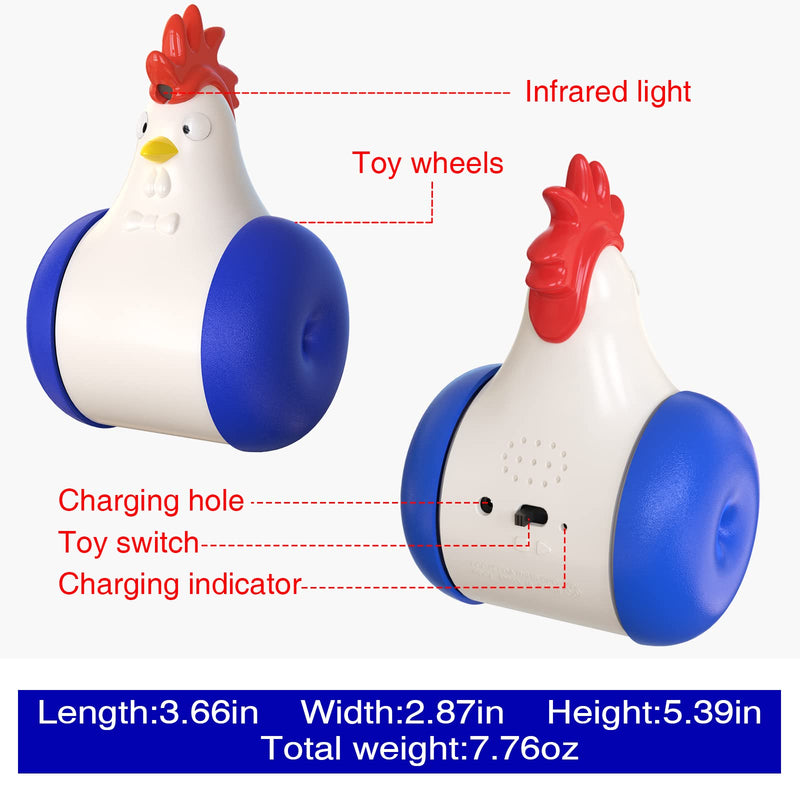 XXCOCK Cat Toy - Can Move - Automatic Interactive Infrared Toys Blue-Cat laser toy - PawsPlanet Australia