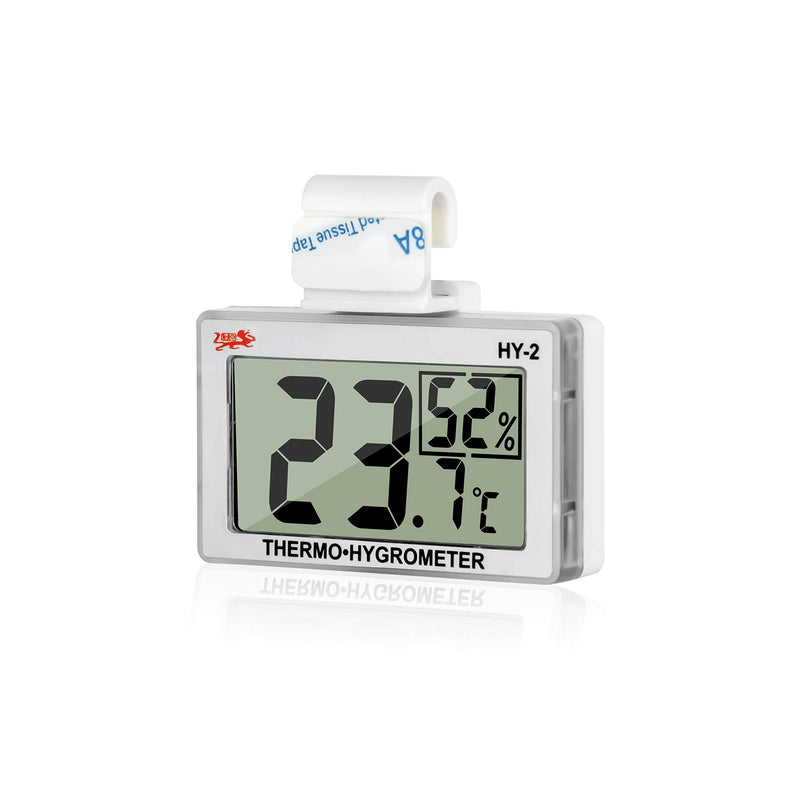 [Australia] - Reptile Thermometer Humidity and Temperature Sensor Gauges Reptile Digital Thermometer Digital Reptile Tank Thermometer Hygrometer with Hook and Velcro Ideal for Reptile Tanks, Terrariums, Vivariums 