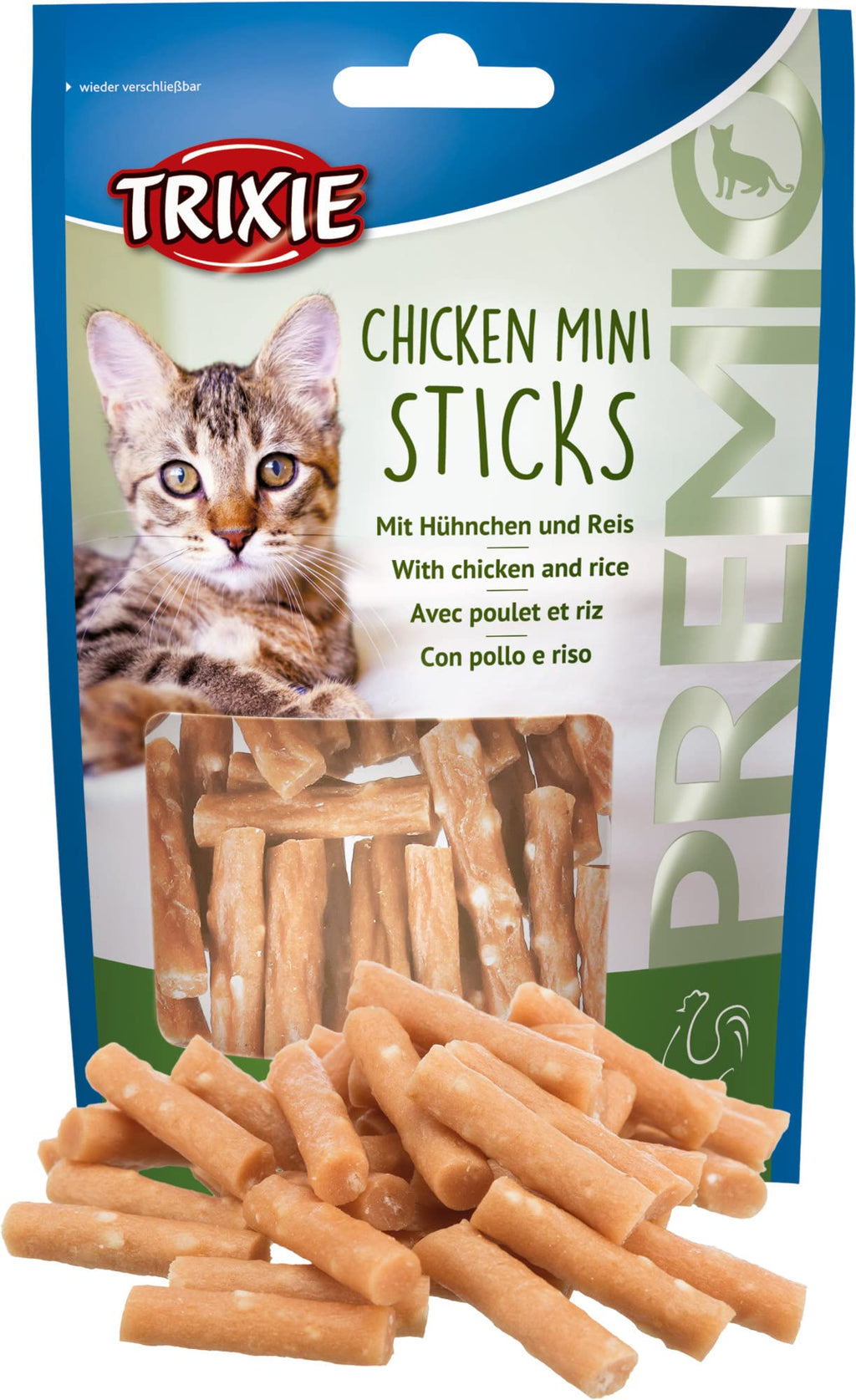 Trixie Premio Mini Sticks, Chicken/Rice 50g 50g (pack of 1) - PawsPlanet Australia