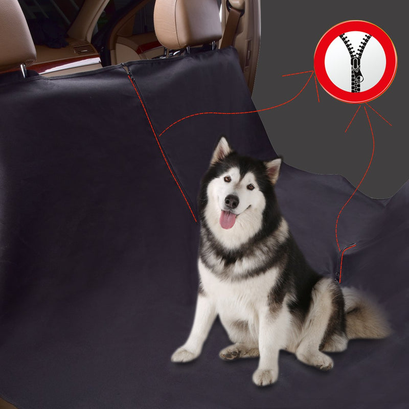 [Australia] - CAR PASS Wateproof Car Bench Seat Covers for Dogs,Pets,Classical Black Universal fit for Trucks,sedans,Suvs,Vans 