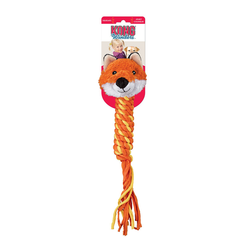 KONG Winders Fox Dog Toy, Medium - PawsPlanet Australia