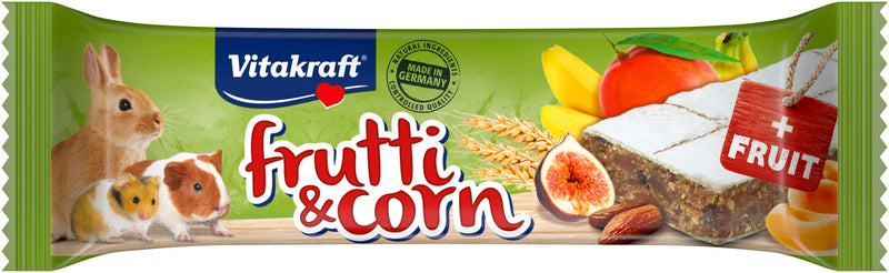 Vitakraft Frutti Corn, fruit slices for rodents, with banana, with figs, with dates, no added sugar, portionable using break grooves (1x 30g) 1 - PawsPlanet Australia