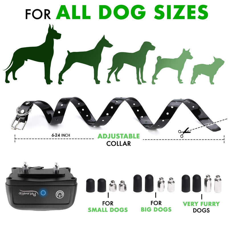 [Australia] - PetLevelUp Shock Collar for Dogs - Dog Training Collar with Remote Control 1000 feet - Rechargeable and Upgraded IP67 Waterproof Electric Collar for Large Medium Small Dogs 