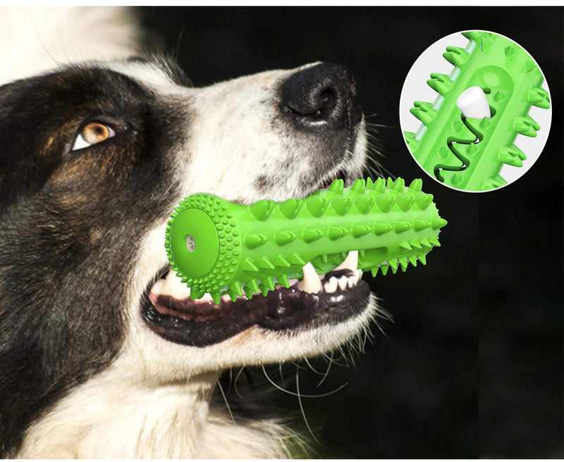 Dog Chew Toys for Aggressive Chewers Dog Mloowa Toothbrush & Squeaky Chew Toys Extra Tough Durable Strong， Meet The Mechanical Design of The Dog’s Mouth Grass green - PawsPlanet Australia