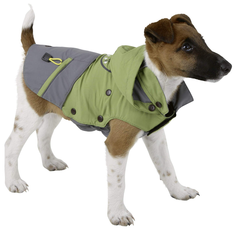 Kerbl Outdoor Dog Coat Vancouver, 50 cm, Green/ Grey - PawsPlanet Australia