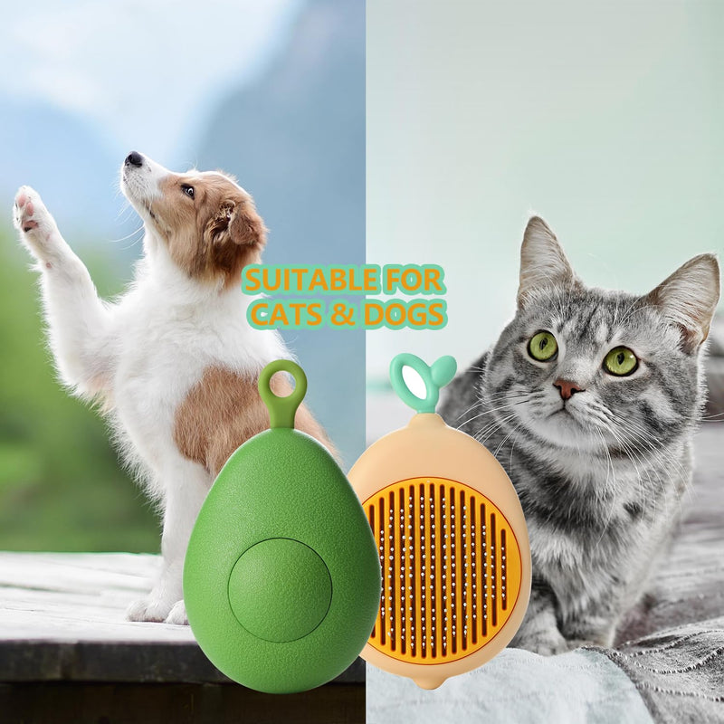 Cat comb dog brush pet brush avocado fruit - PawsPlanet Australia