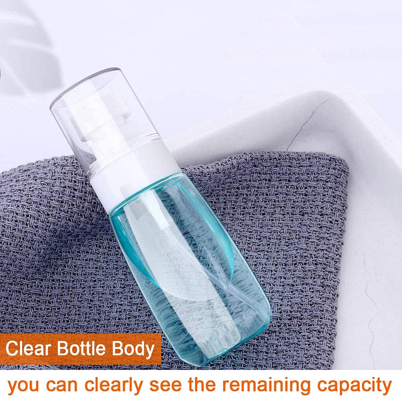 Lahviuu Small Spray Bottle, Pack of 6, 30 ml Atomizer Spray Bottle, Empty Fine Mist Spray Bottle, Refillable, Portable Travel Bottles, for Essential Oils, Water, Alcohol, Cleaning, Hair and Make-Up, 6 Pieces/30 ml - PawsPlanet Australia