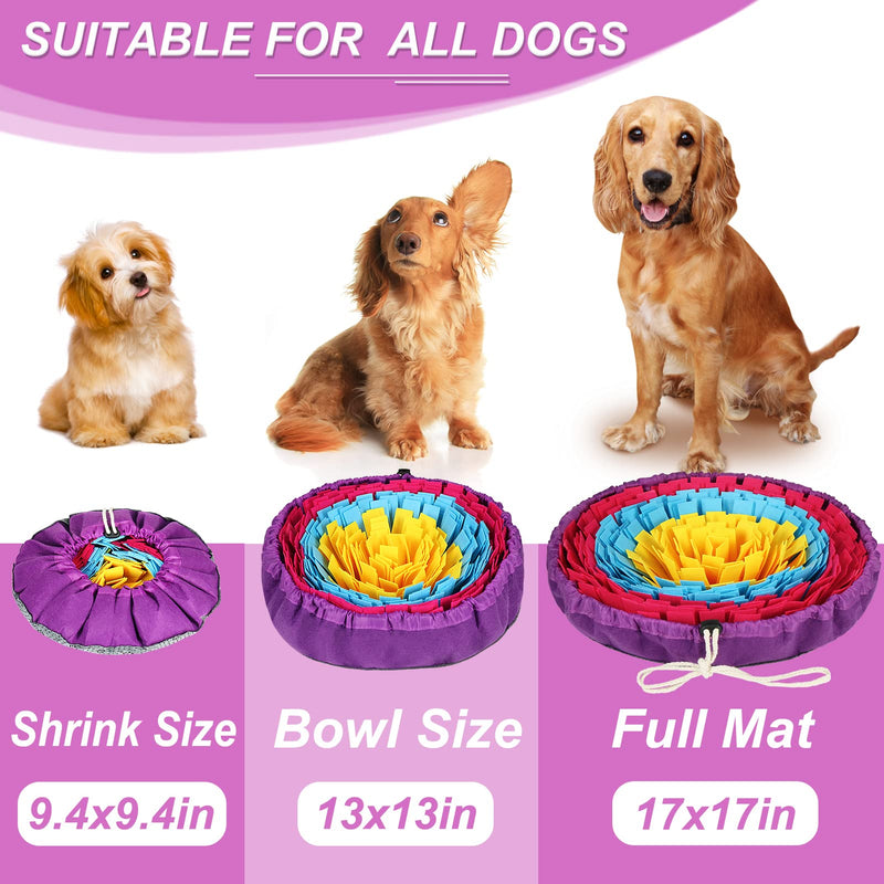 Vivifying Snuffle Mat for Dogs, Interactive Dog Enrichment Toys for Boredom and Mental Stimulation, Adjustable Dog Sniff Mat for Slow Eating and Keep Busy - PawsPlanet Australia