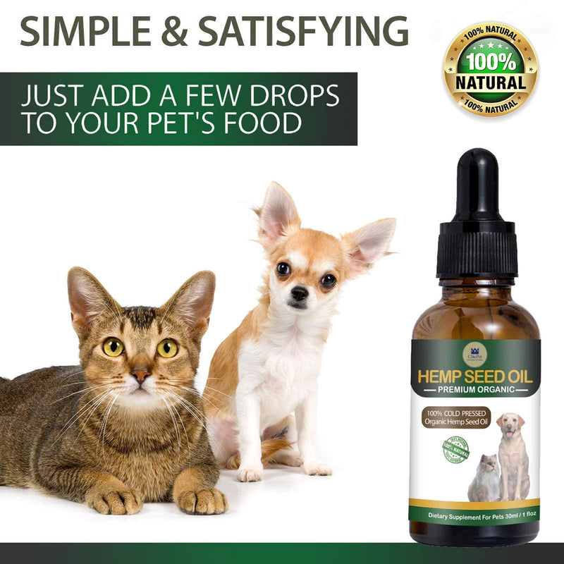 ChicPet UK Hemp Seed Oil for Dogs Cats Pets - PawsPlanet Australia