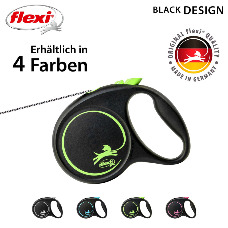 FLEXI 4000498033425 strap black lace design, verde, 195.9 g, medium - PawsPlanet Australia