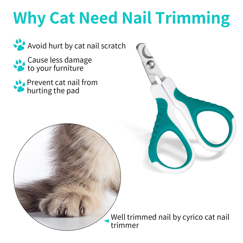 Teblacker Pet Nail Clipper, Dog Nail Clippers with Safety Guard to Avoid Overcutting, Claw Trimmer Nail Clippers for Dogs Kittens Puppies Hamsters Rabbits and Any Small Pet - PawsPlanet Australia